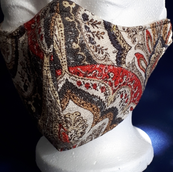 NEW Hand-made Adult Lined Cotton Face Mask - Picture 2 of 6